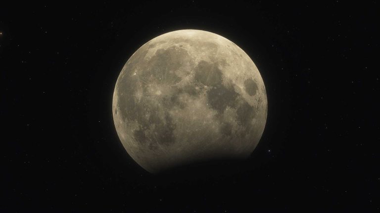 Częściowe zaćmienie Księżyca w Polsce