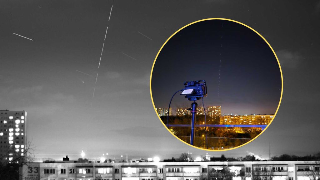 Starlinki nad Polską 06.11.2024