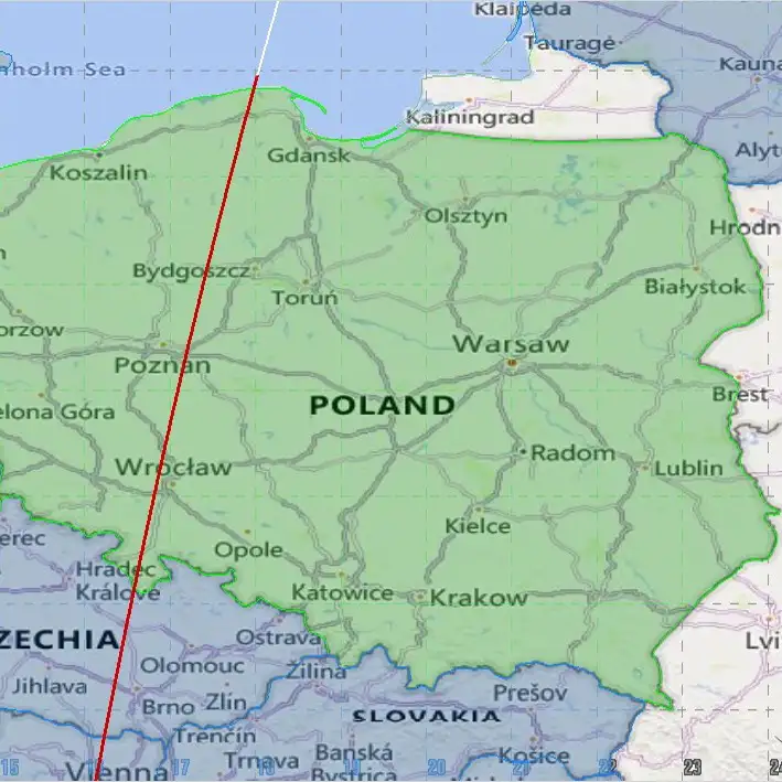 POLSA - mapa dla obiektu COSMOS 1812