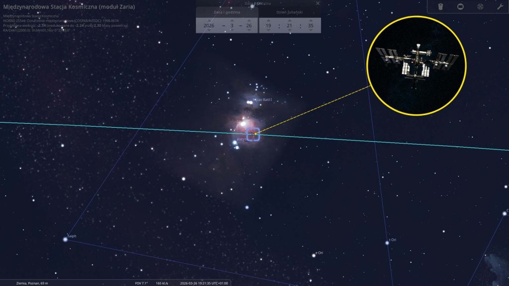 ISS - Mgławica w Orionie